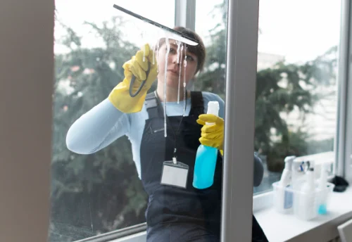 Nettoyage de vitres intérieures et extérieures à Saint-Aubin
